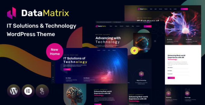 DataMatrix | IT Solutions & Technology WordPress Theme
