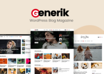 Generik - Multipurpose WordPress Blog Magazine Theme