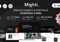 Mighti - Creative Agency & Portfolio WordPress Theme