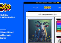 Oxxo - Blog & Magazine WordPress Theme