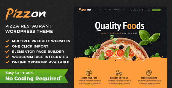 Pizzon | Pizza Restaurant WordPress Theme