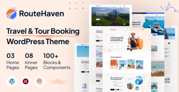 RouteHaven - Travel & Tour Booking WordPress Theme