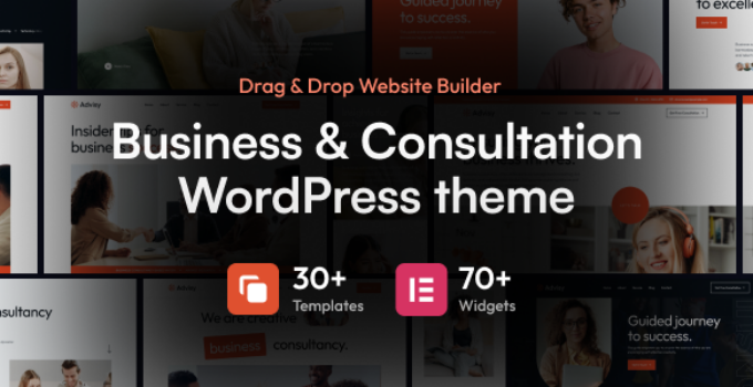 Advisy - Business & Consultation Elementor WordPress Theme