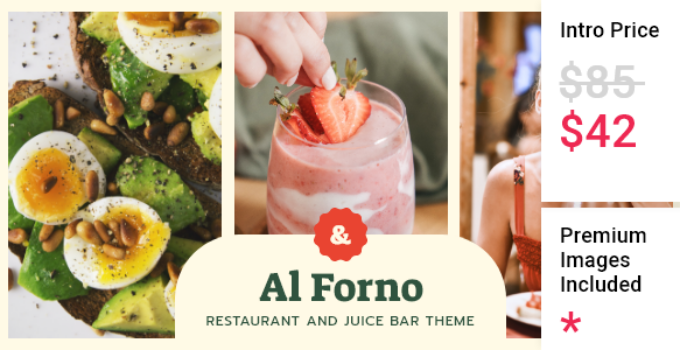 Al Forno - Restaurant and Juice Bar Theme