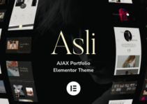 Asli – AJAX Portfolio Elementor Theme