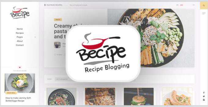 Becipe - Recipe Blogging WordPress Theme