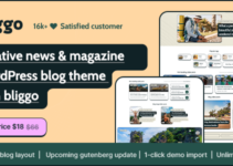 Bliggo - News & Magazine WordPress Blog Theme