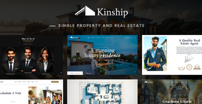 Kinship - Single Property & Real Estate WordPress Theme