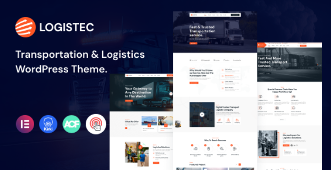 Logistec - Transportation & Logistics WordPress Theme