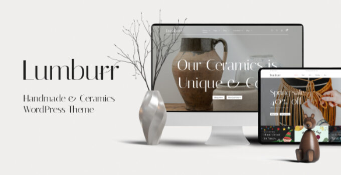 Lumburr - Handmade & Ceramics WordPress Theme