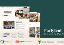 Partytent - Event Rental WordPress Theme