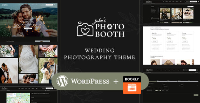 Photobooth - Photography Portfolio WordPress Theme