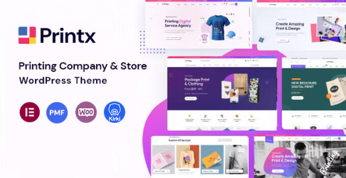 Printx – Printing Services WordPress Theme