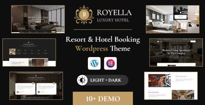Royella - Resort & Hotel Booking Multi-Purpose WordPress Theme
