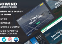 Sowind - Solar & Renewable Energy WordPress Theme
