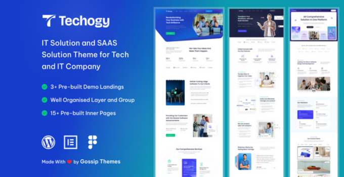 Techogy - IT Solutions & Technology WordPress Theme