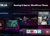 Tinja - Gaming & eSports WordPress Theme