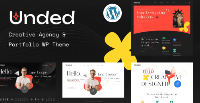 Unded - Creative Agency and Portfolio WordPress Theme
