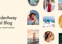 WanderAway - Travel Blog WordPress Theme