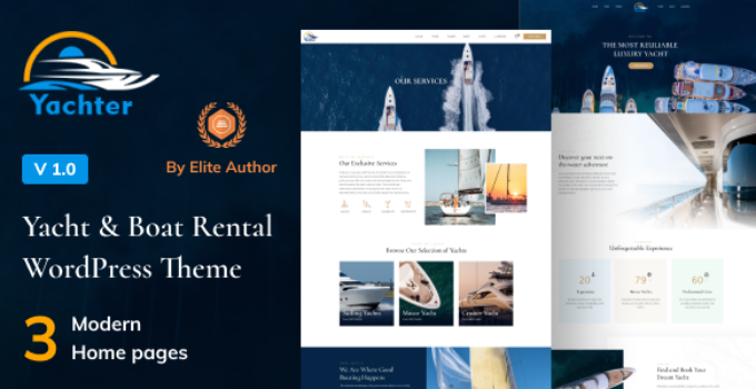 Yachter - Yacht and Boat Rental Service WordPress Theme