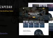 Zapedah - Cycling Club WordPress Theme