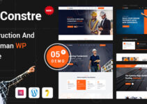 Constre - Construction, Building & Handyman Services WordPress Theme