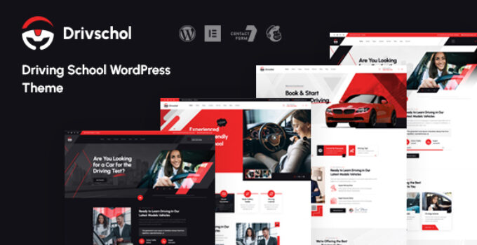 Drivschol - Driving School WordPress Theme