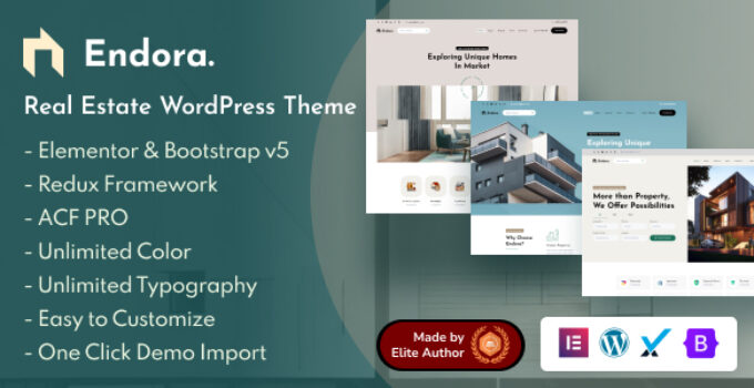 Endora - Real Estate WordPress Theme
