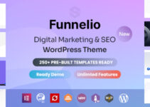 Funnelio - Digital Marketing & SEO Agency WordPress Elementor Theme