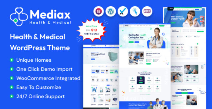 Mediax - Health & Medical WordPress Theme
