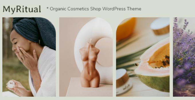 MyRitual - Organic Cosmetics Shop WordPress Theme