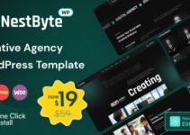 Nestbyte- Creative Agency and Startup WordPress Theme