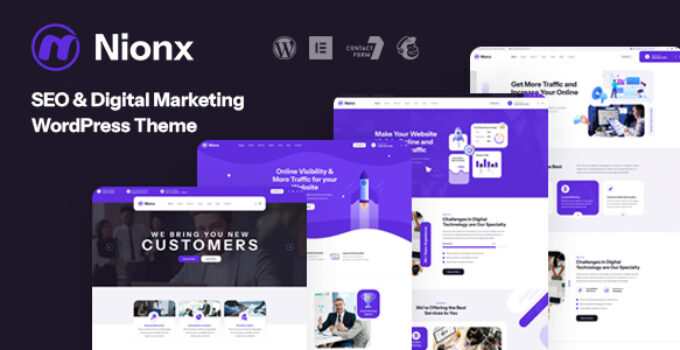 Nionx - SEO & Digital Marketing WordPress Theme