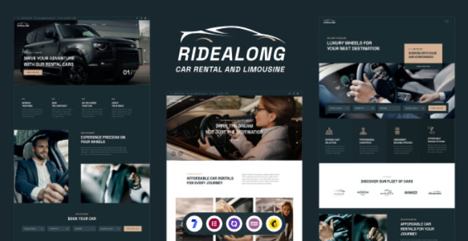 Ridealong - Car Rental and Limousine WordPress Theme