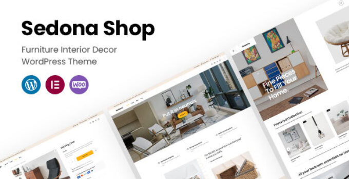 Sedona Shop | Furniture Interior Decor WooCommerce WordPress Theme