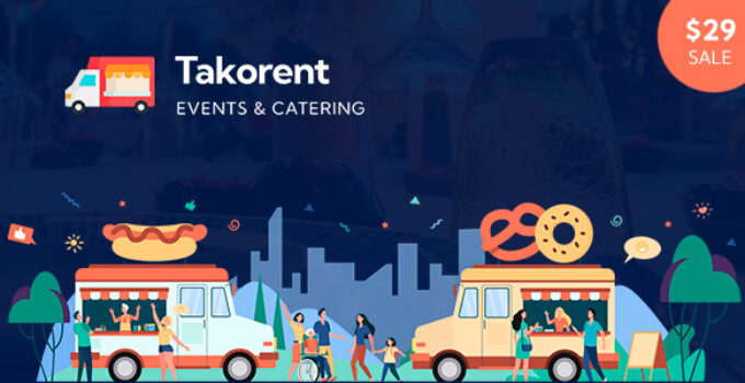 Takorent - Food Trucking Rental WordPress Theme