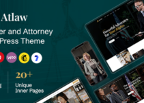 Atlaw - Lawyer and Attorney WordPress Theme