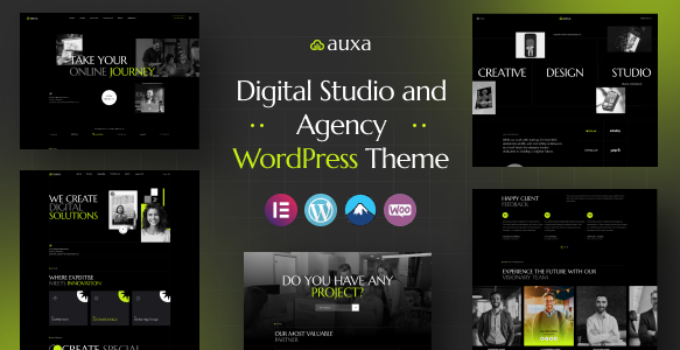 Auxa - Digital Studio and Agency WordPress Theme