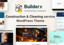 Builderx - Construction & Cleaning service WordPress Theme