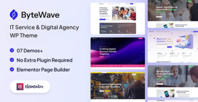 Bytewave - IT Services & Digital Agency WordPress Theme