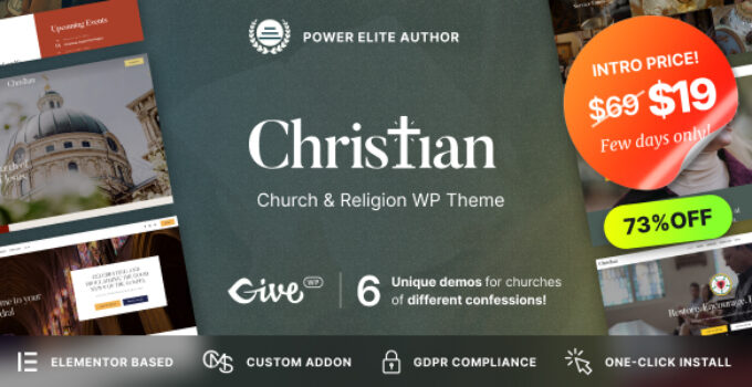 Christian - Church WordPress Theme