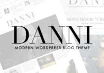Danni — Minimalist WordPress Blog Theme