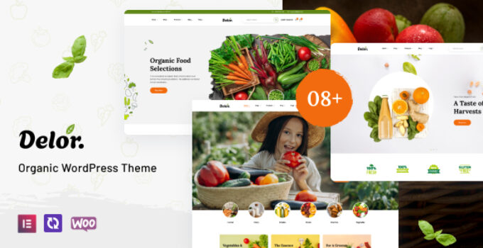 Delor – Organic Food Store Theme
