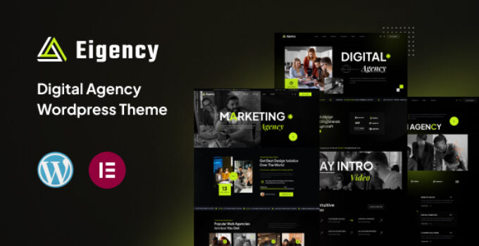 Eigency - Digital Agency WordPress Theme