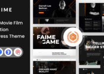 Faime – Movie Film Production WordPress Theme
