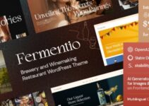 Fermentio — Brewery and Winemaking Restaurant WordPress Theme