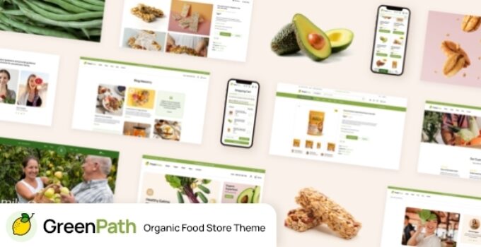 GreenPath - Organic Food Store WordPress Theme