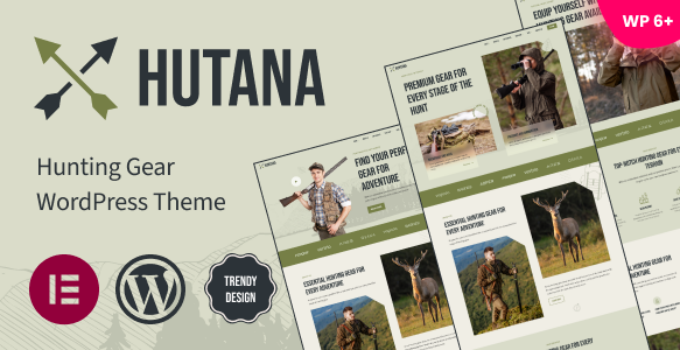 Hutana - Hunting Gear WordPress Theme