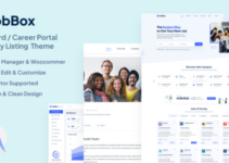 JobBox - Job Board Recruitment Agency WordPress Theme