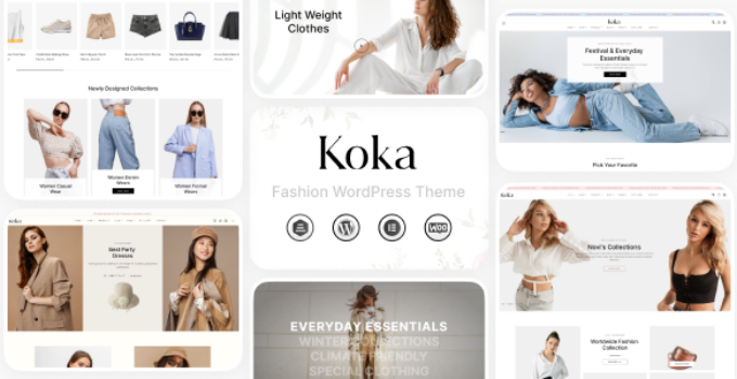 KoKa - Elementor Multipurpose WooCommerce Theme